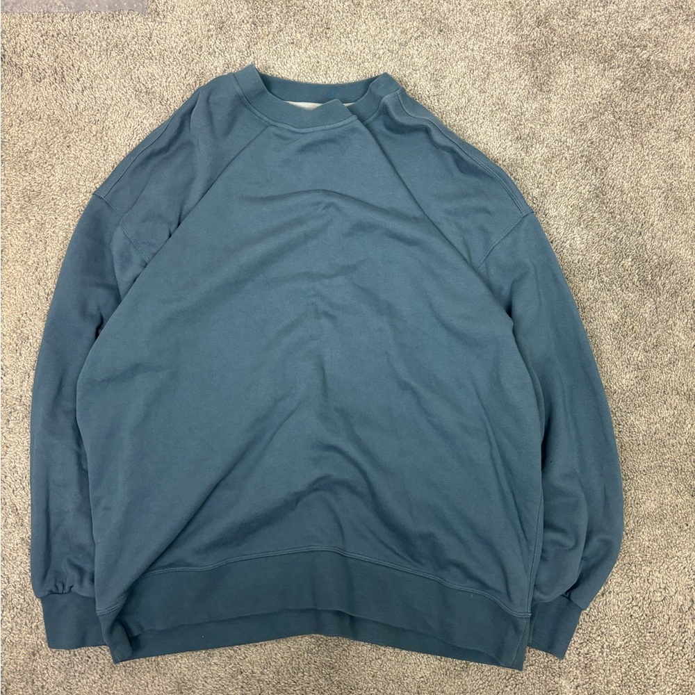 Lululemon‎ blue Perfectly Oversized Crew